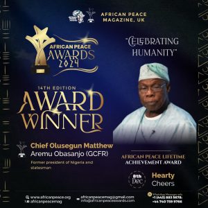 Chief Olusegun Obasanjo - African Peace Lifetime Achievement Award