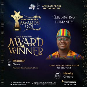 Raindolf Owusu - African Peace Innovator of the Year